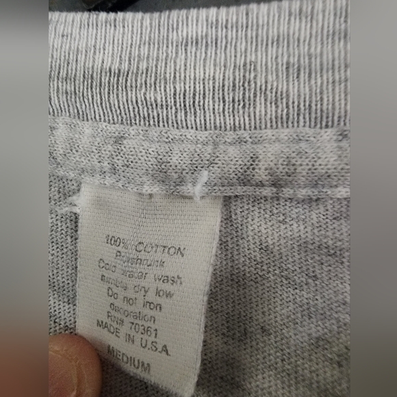 Vintage 1989 Gray ASU Athletic Dept. T-Shirt - Picture 3 of 5